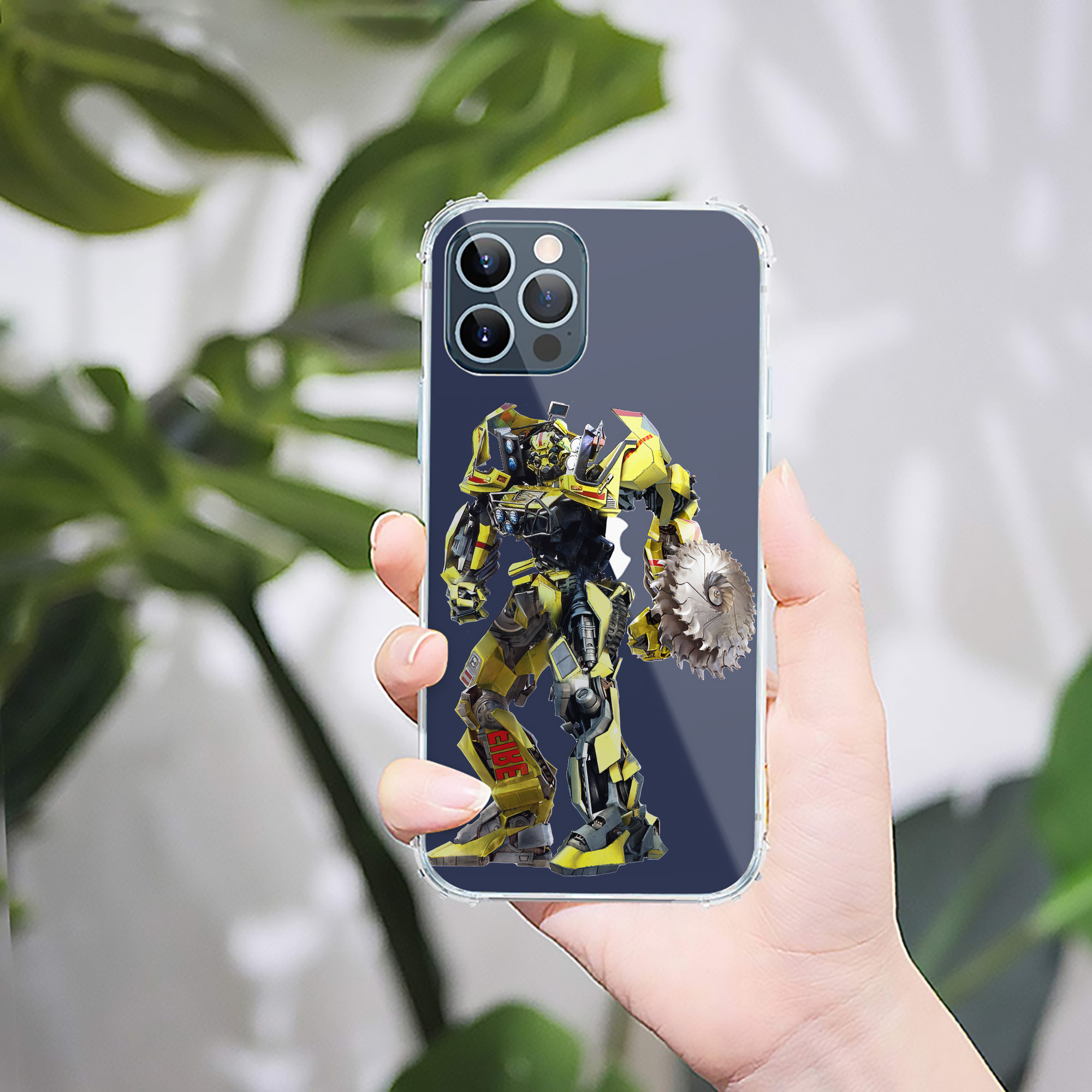 （画像用） Transformers トランスフォーマー 【iPhone 12シリーズ対応】透明スマホケース（クリアソフトケース）
